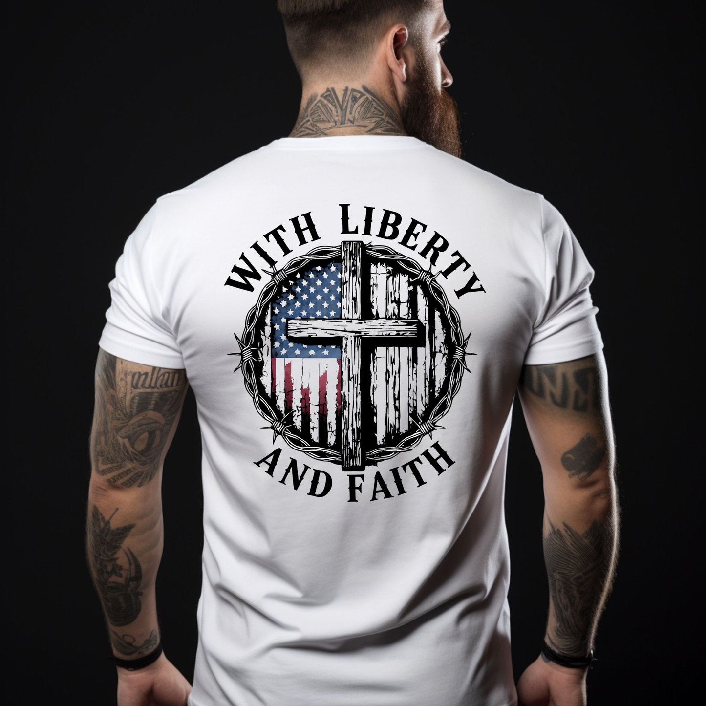 Liberty and Faith Mens Tee