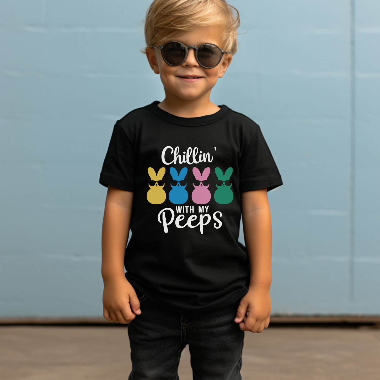 Youth Chillin With My Peeps Tee