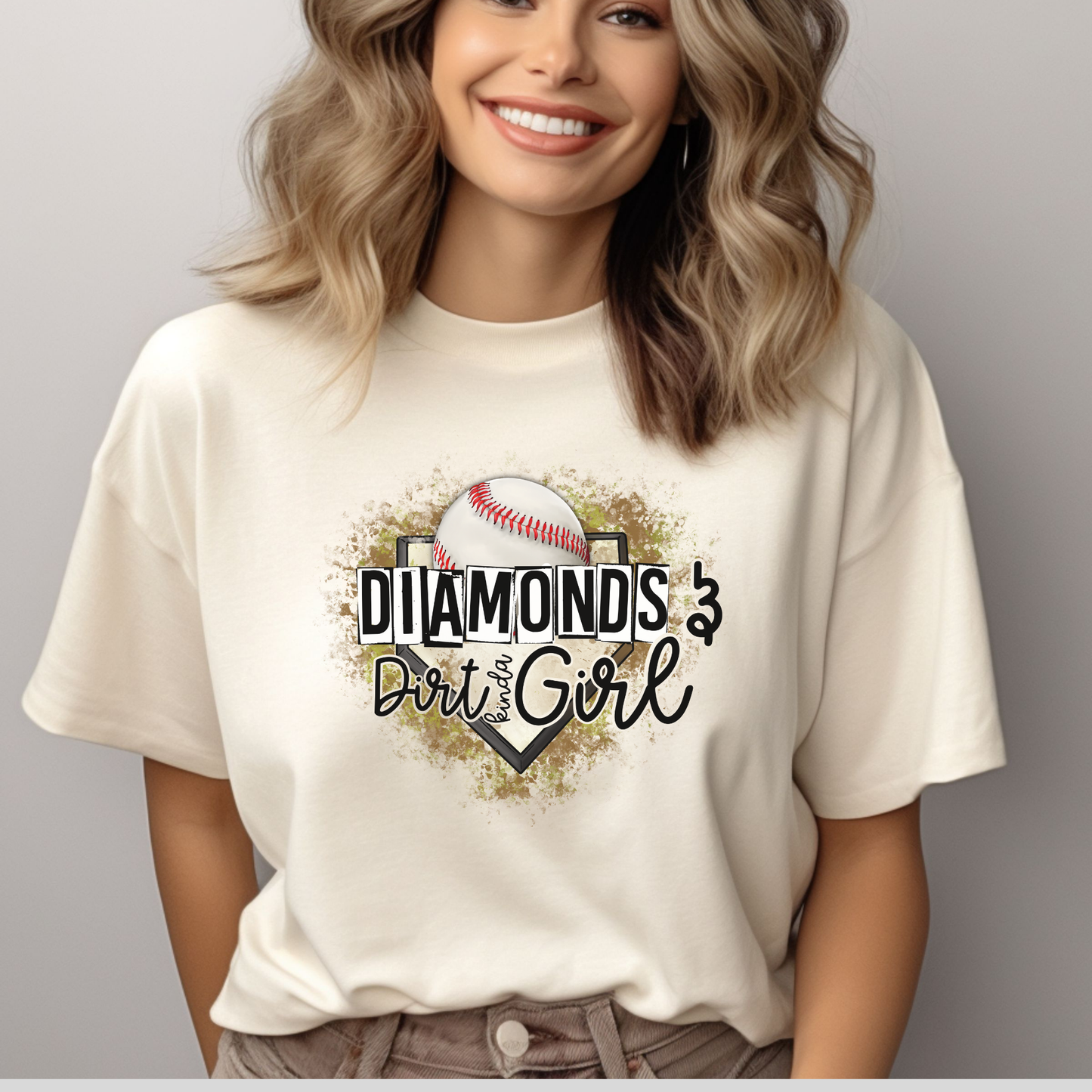 Dirt & Diamonds Girl Tee
