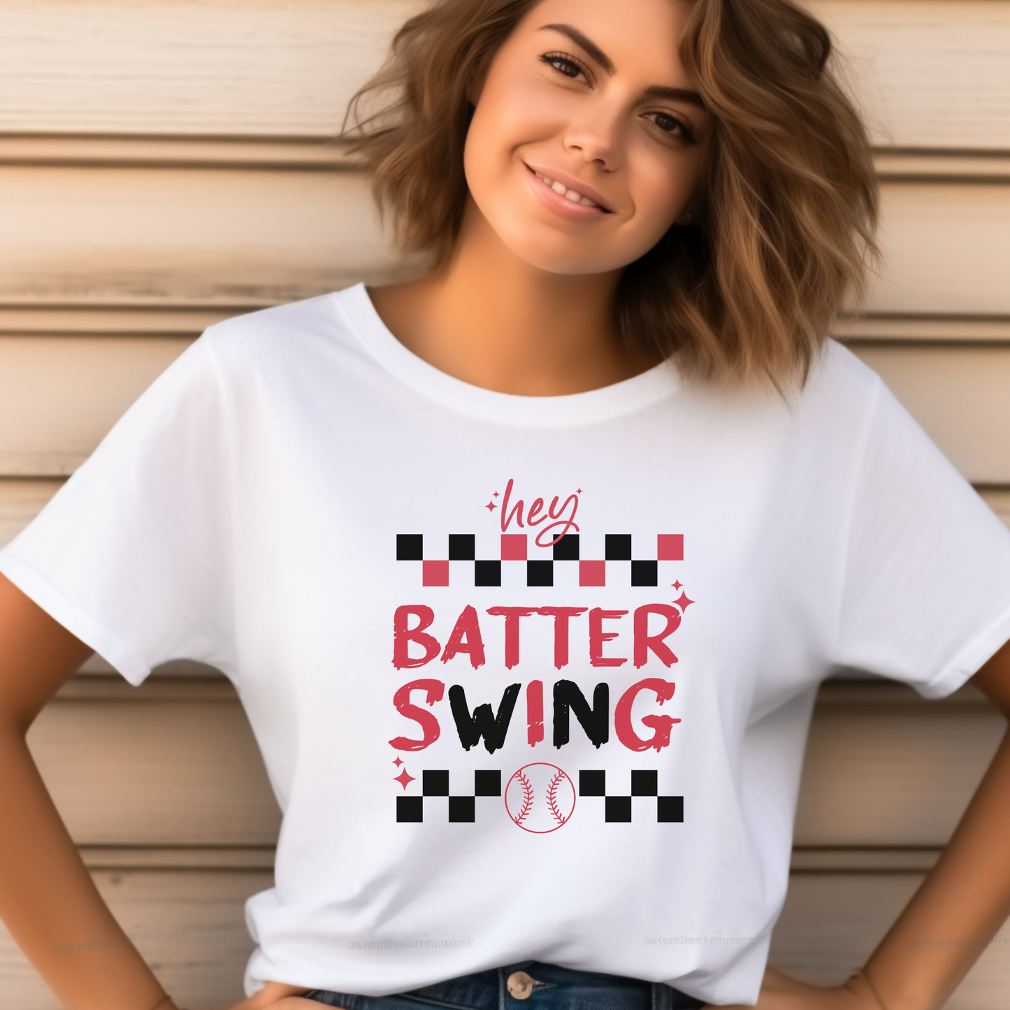 Hey Batter Swing Tee