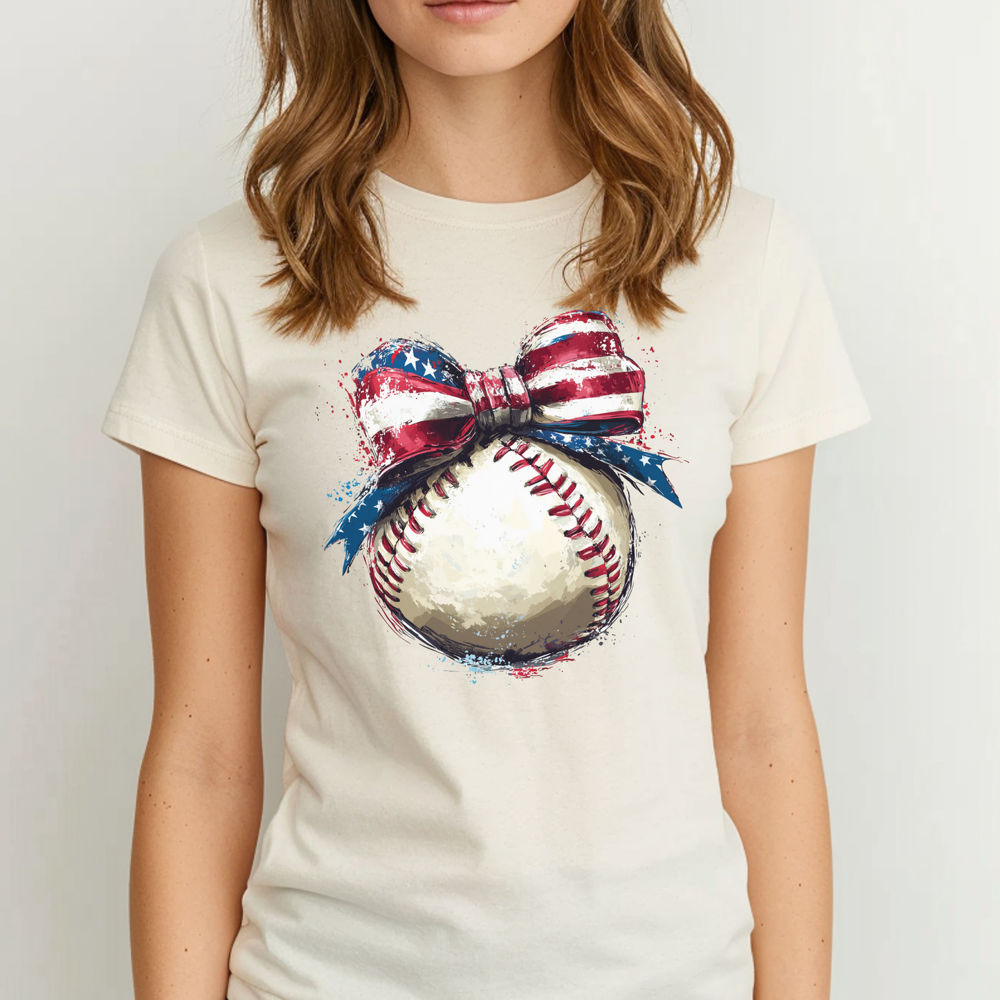 USA Baseball Bow Tee