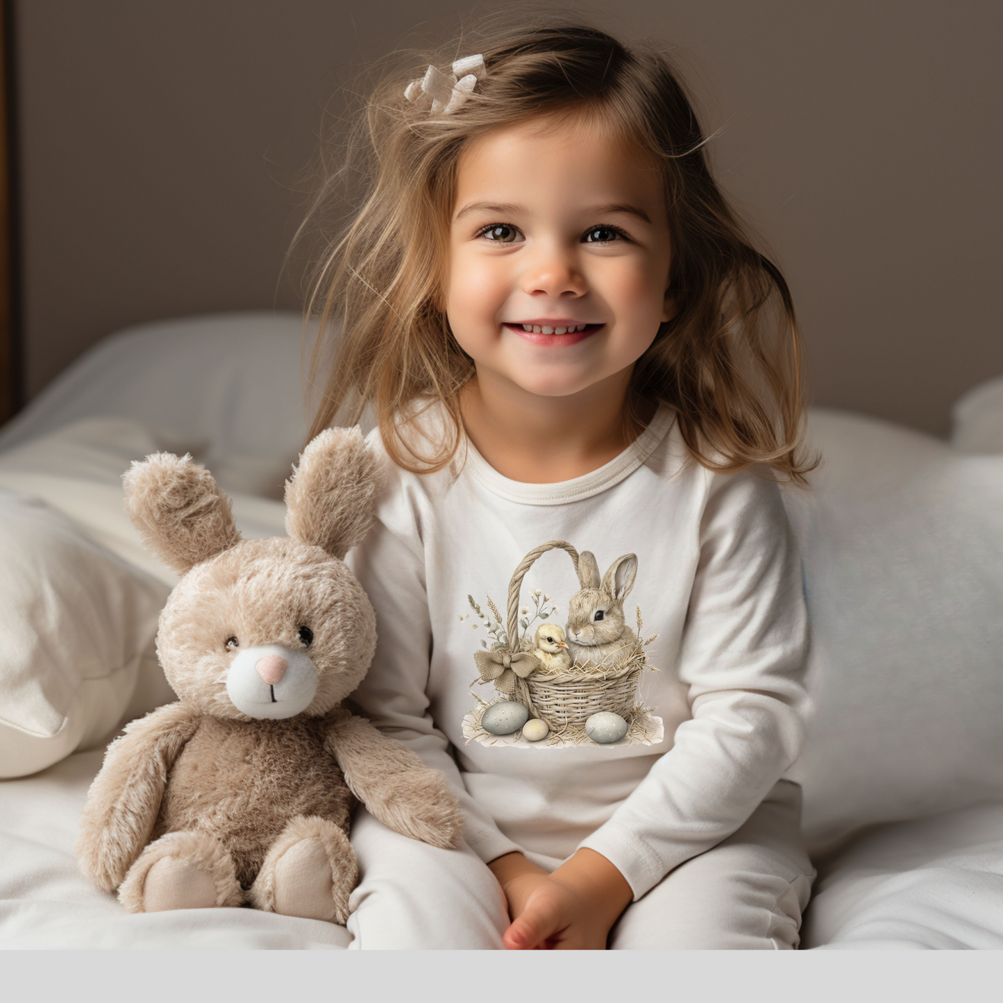 Bunny in a Basket Long Sleeve